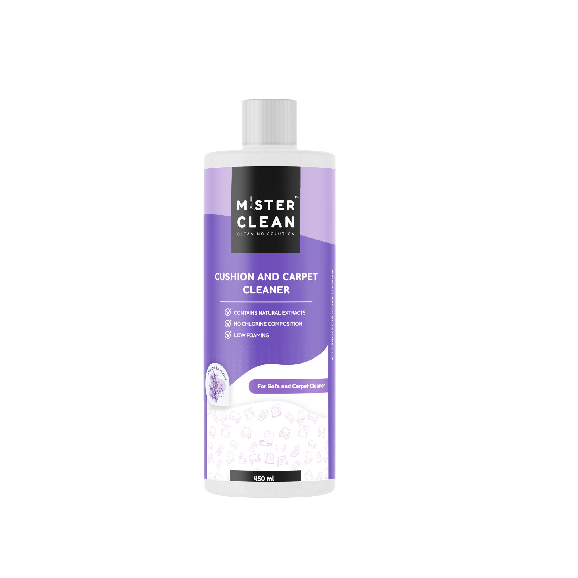 น้ำยาซักโซฟา ซักเบาะ ซักพรม ซักเตียง ซํกผ้า Mister Clean ใช้ร่วมกับเครื่องซักพรมได้