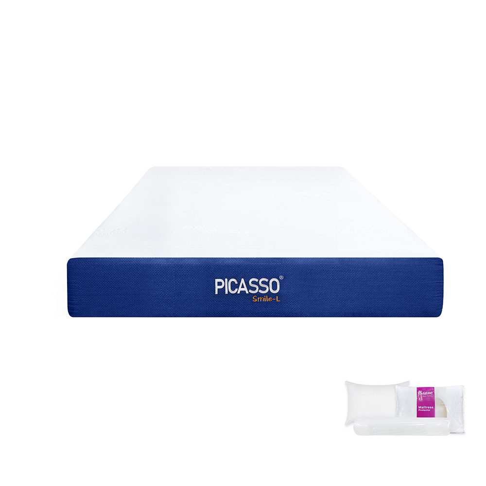 ที่นอน PICASSO รุ่น SMILE L ขนาด 3.5 ฟุต พร้อมชุดเครื่องนอน 3 ชิ้น 02