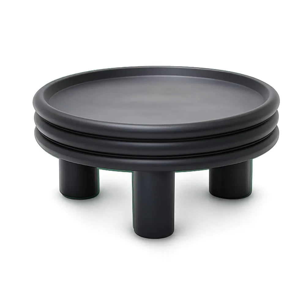 โต๊ะกลาง PLAY รุ่น MACARON/TL-005/PE สีดำ 01