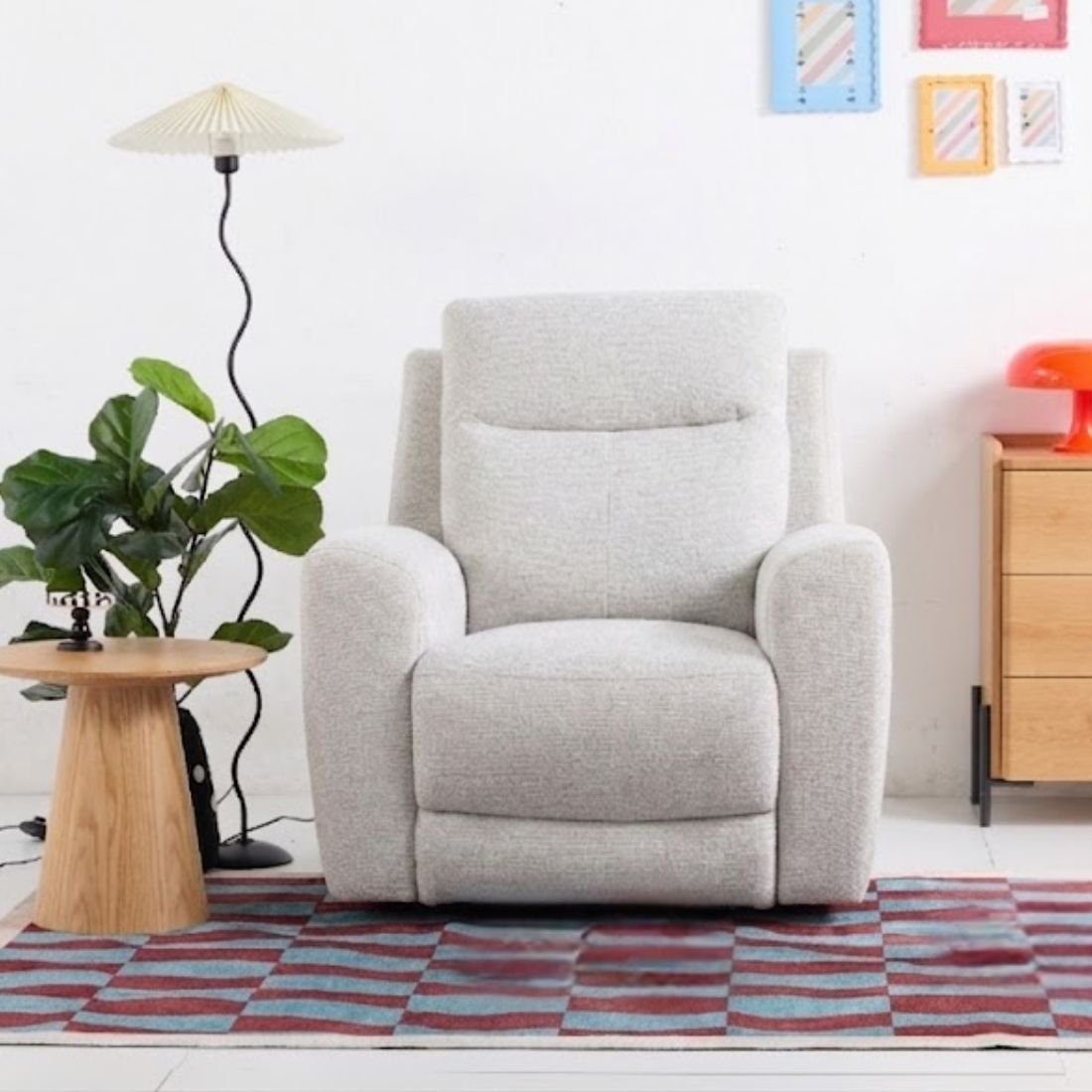 Recliner รุ่น MERRION 1 ที่นั่ง สีครีม 10