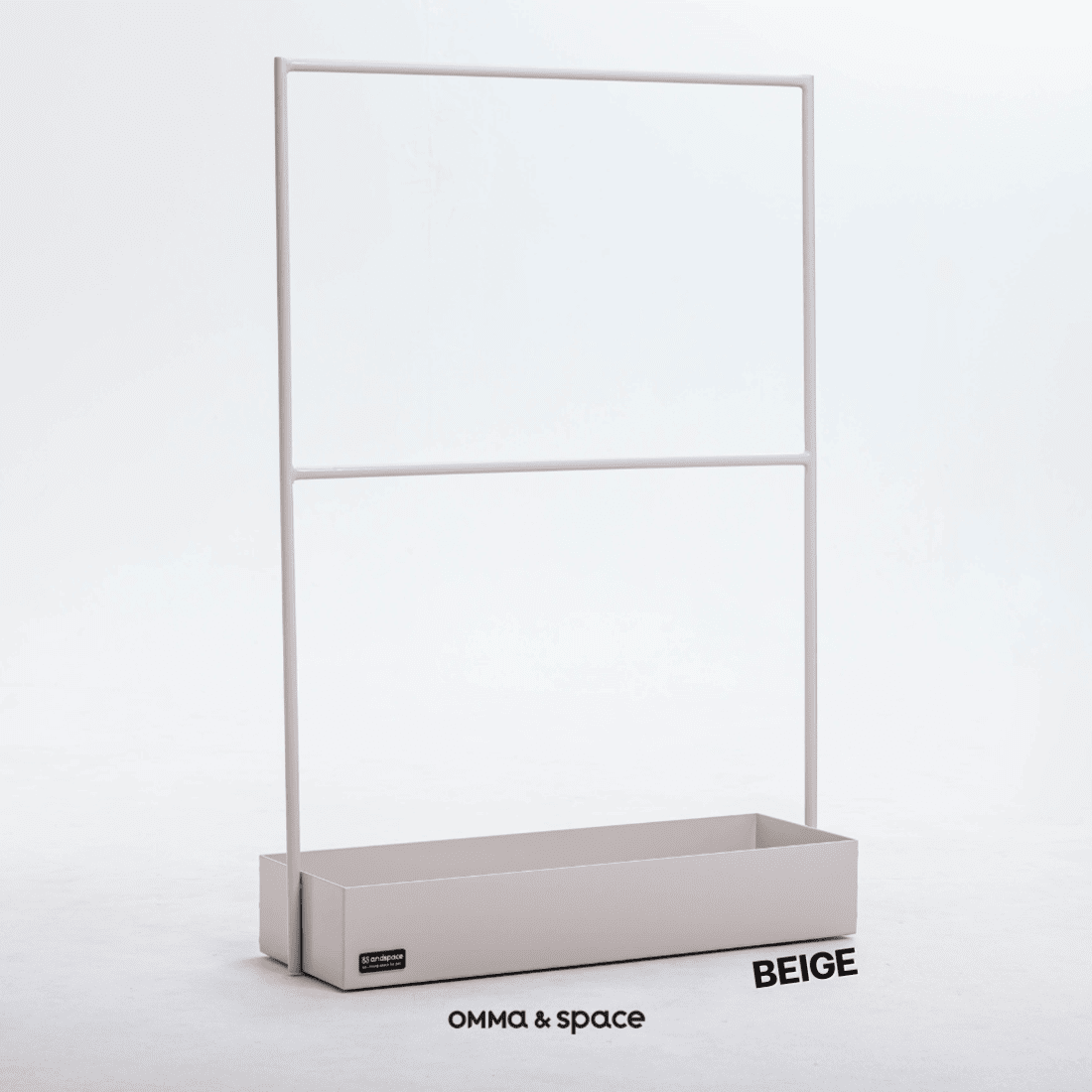ราวเเขวนเสื้อสัตว์เลี้ยง ANDSPACE รุ่น Bergen Double Rack - สี Beige ขนาดใหญ่เเขวนได้ 40-50 ชุด 08