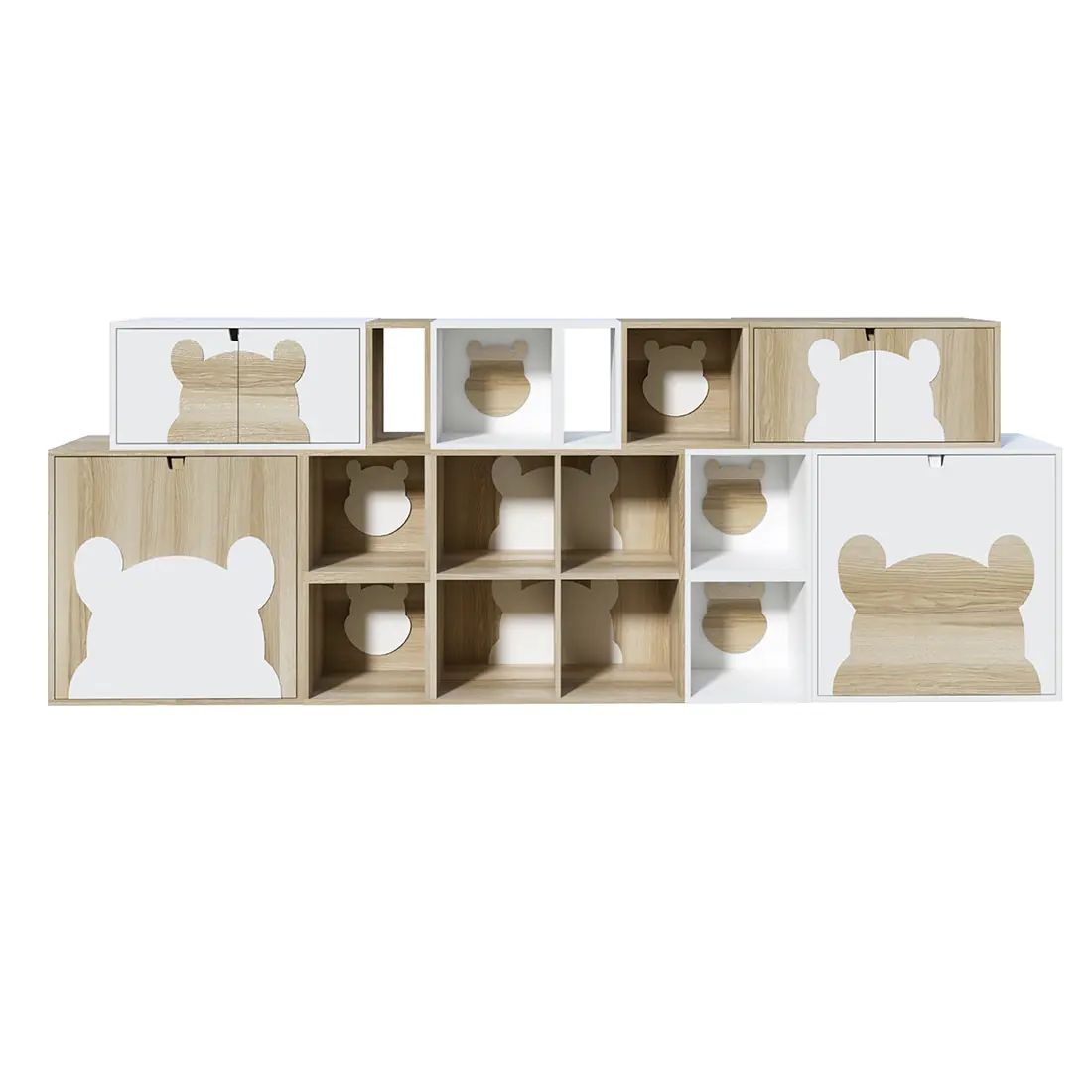 เซตกล่องเก็บของ Disney รุ่น POOHCUBE/Box set3/4F/2CGH/I Mix01