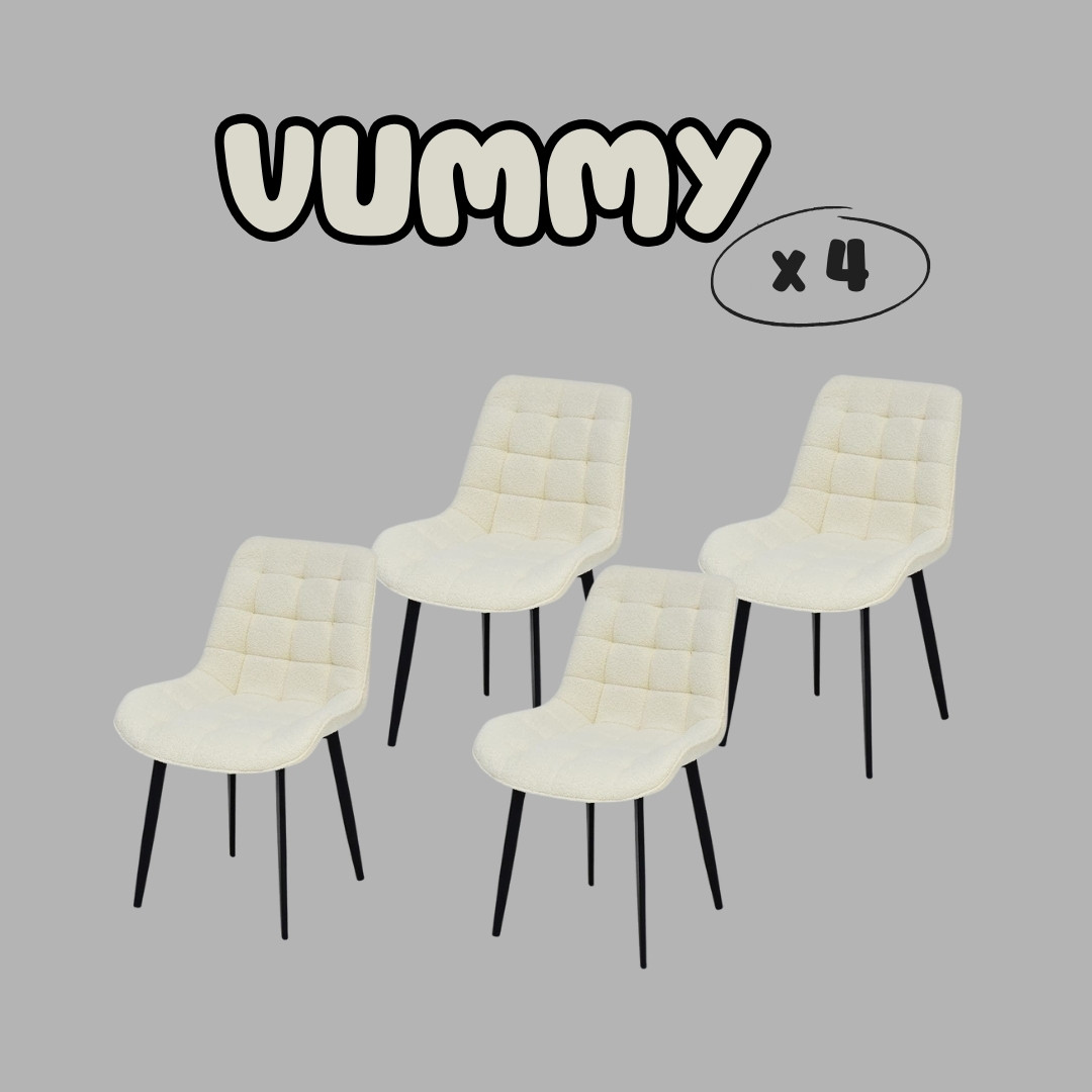 ชุดเก้าอี้ รุ่น VUMMY สีขาว 09