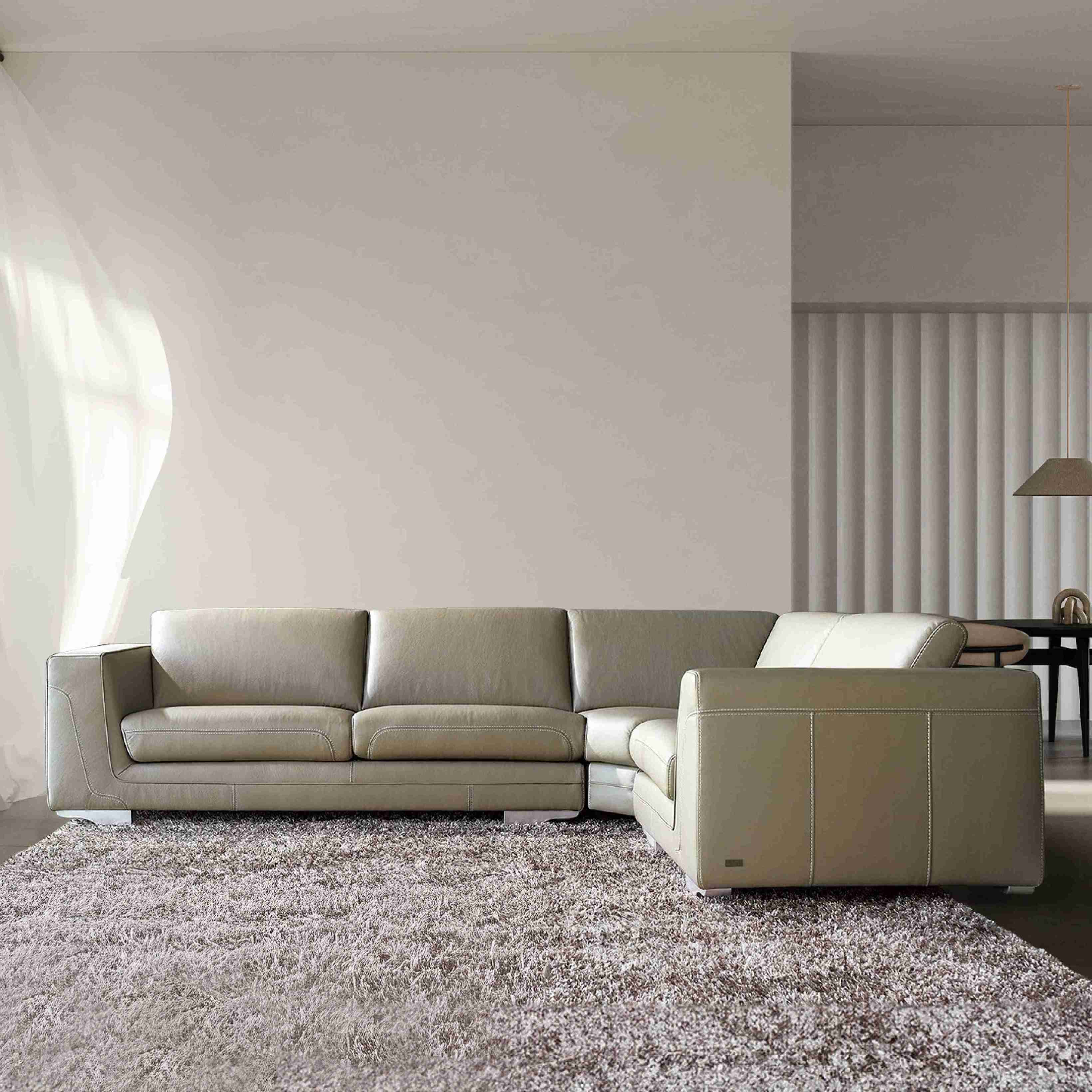 โซฟาเข้ามุม 0422A (4LA+CN+1.5RA) - สีเบจ 02