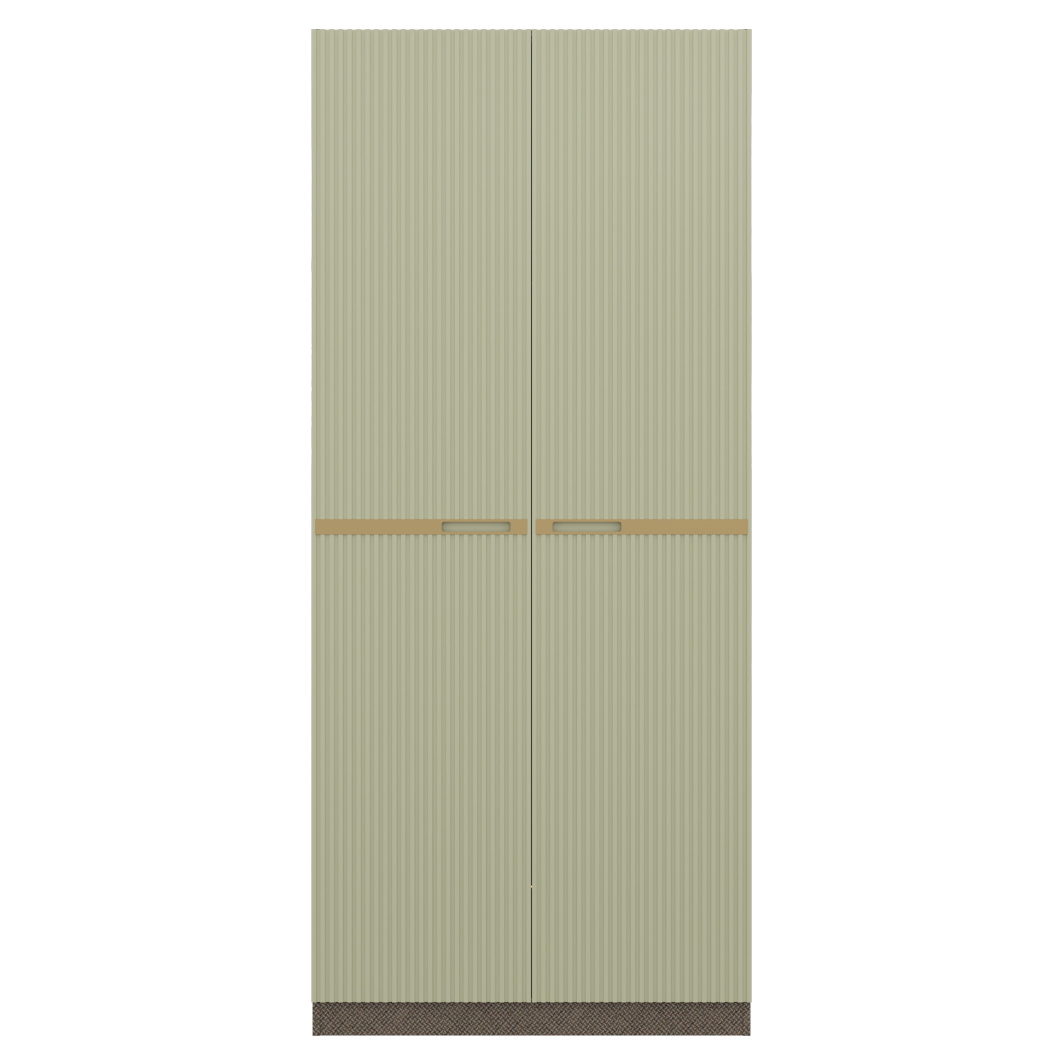 ตู้เสื้อผ้าขนาด 100 ซม Fontana สีRio Brown/Light Green (Option G)1