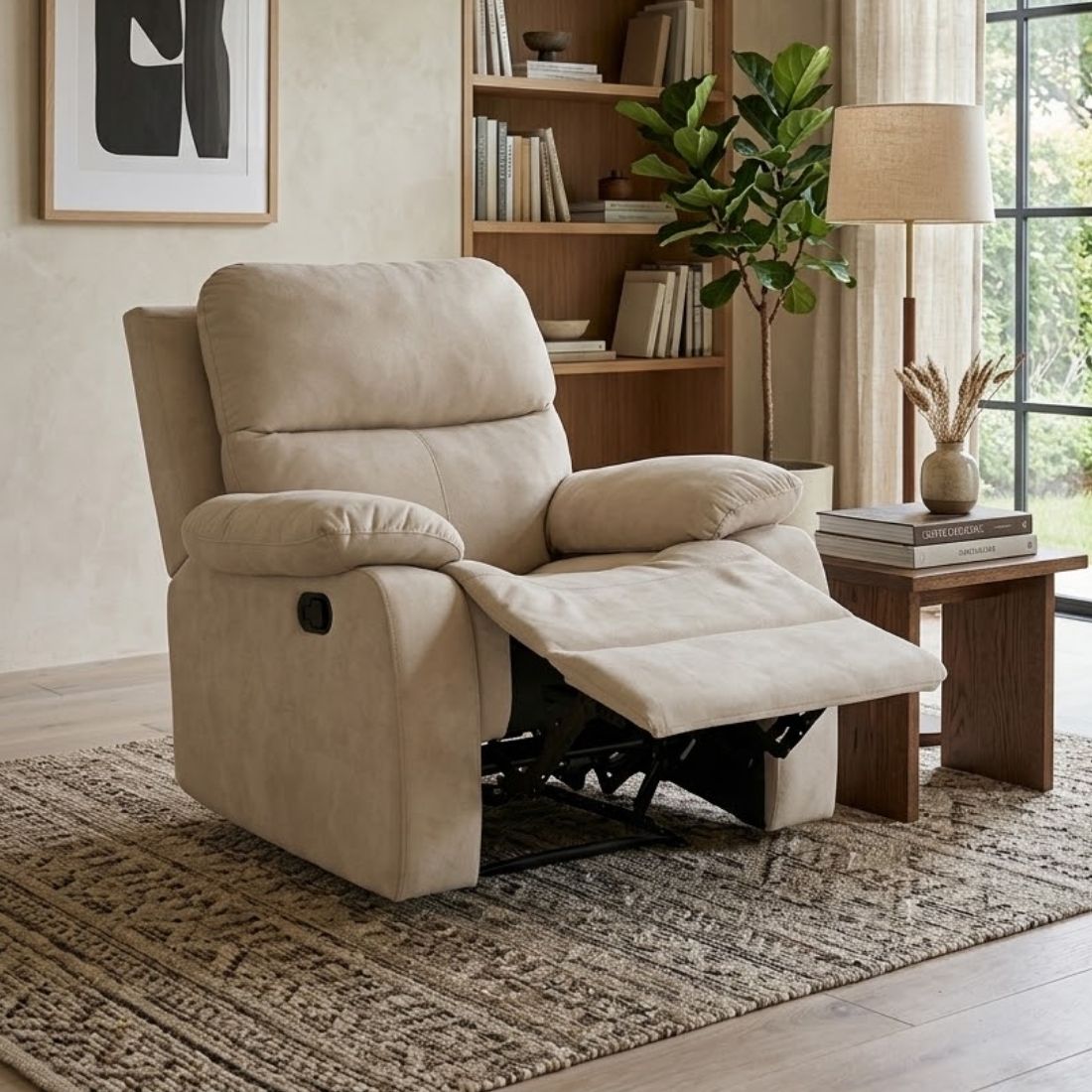 Recliner รุ่น REINIE สีครีม PET 12
