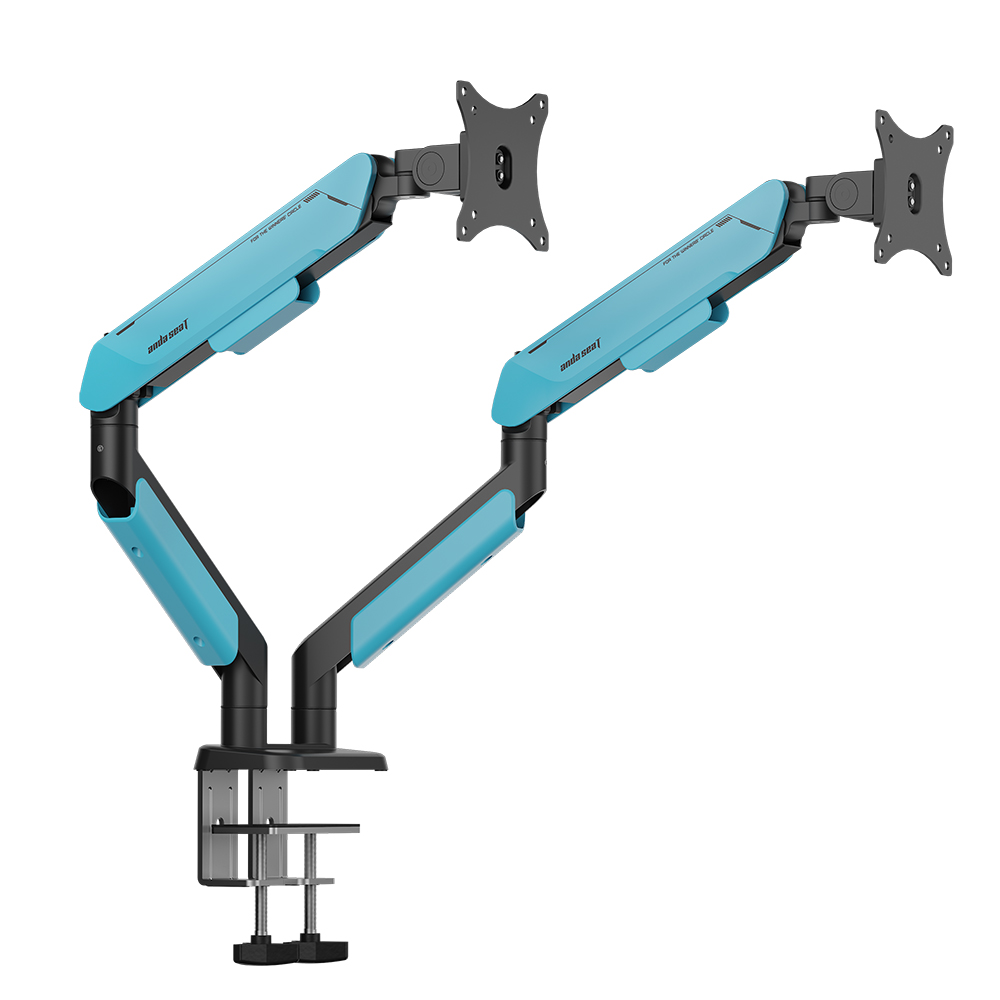 แขนจับจอ Anda Seat Stealth PRO II Duo A9-2S Ergonomic Monitor Arm Black/Blue