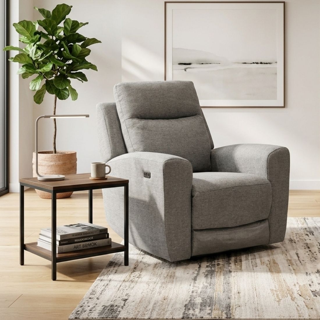 Recliner รุ่น MERRION 1 ที่นั่ง สีเทา 13