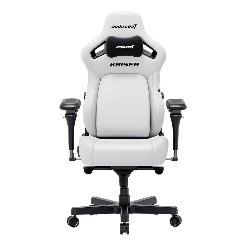 Anda Seat Kaiser 4 6D Series Size XL Premium Gaming Chair. Cloudy White 07