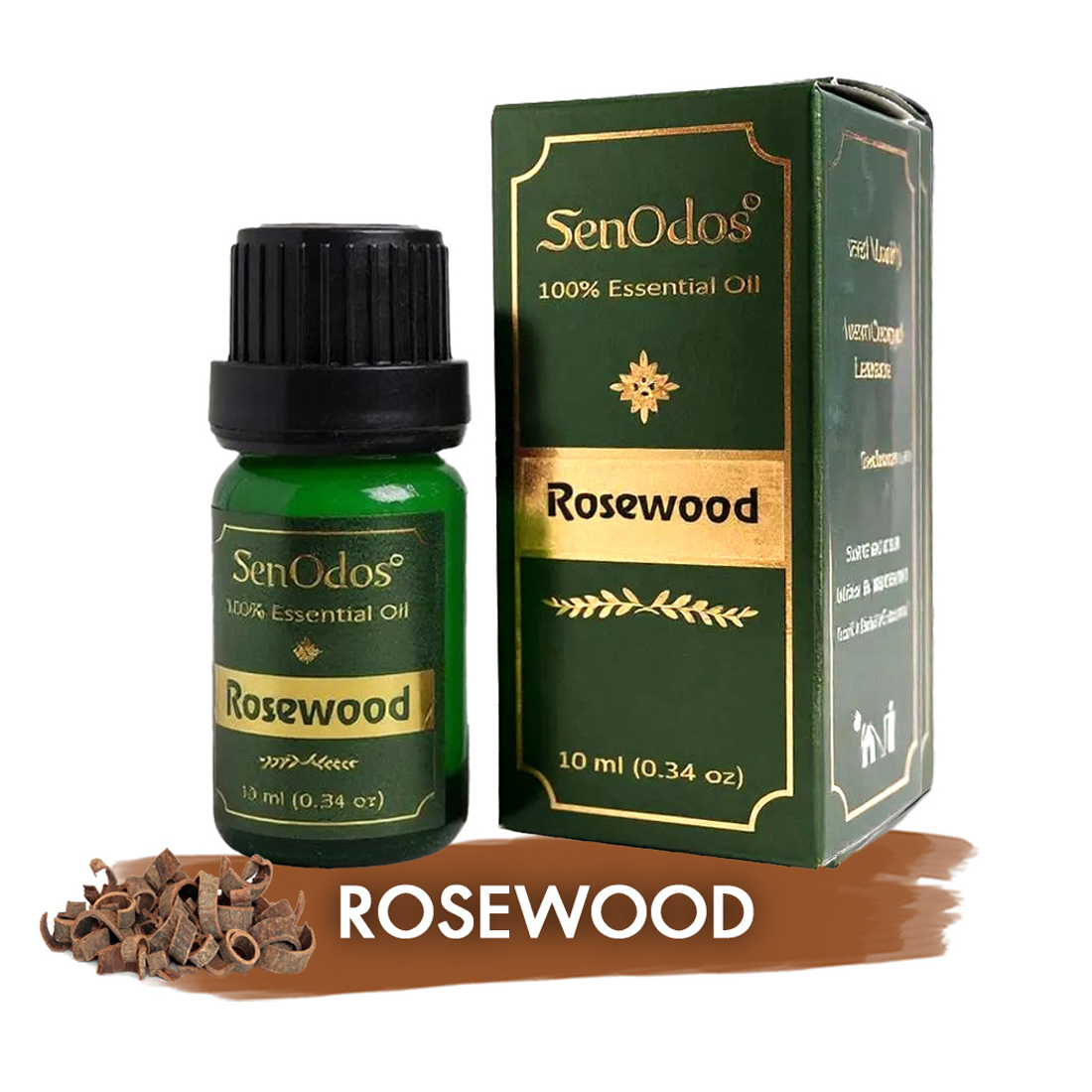 SenOdos น้ำมันหอมระเหยแท้ 100% น้ำมันหอมอโรม่า ปรับอากาศ  กลิ่นโรสวูด(Rosewood) 10ml.