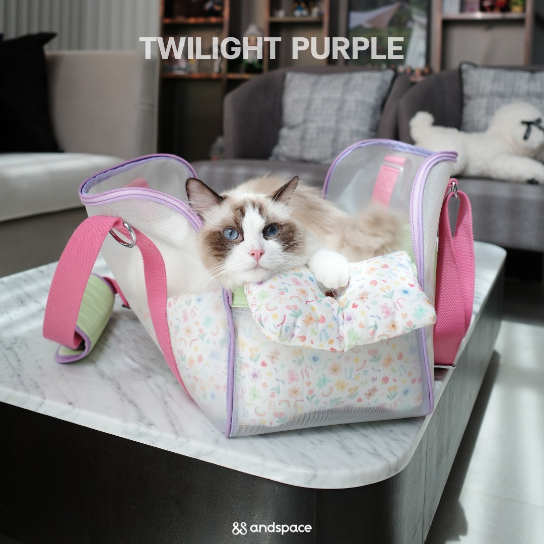 SPRING MESH BAG size L - Twilight Purple