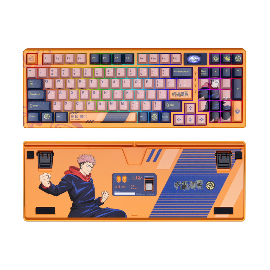EGA คีย์บอร์ด JUJUTSU KAISEN COLLECTION KEYBOARD รุ่น YJ-K1 YUJI (Tactile SW)