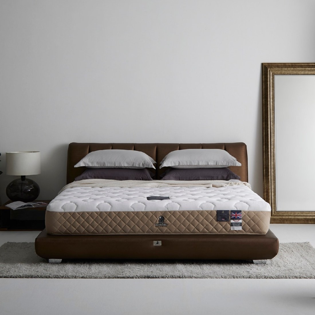 ที่นอน Dunlopillo รุ่น Wisdom Lux ขนาด 5 ฟุต แถมฟรีหมอนหนุน 2 ใบ