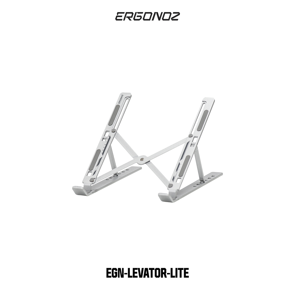 Ergonoz Levator Lite Portable Laptop Riser ที่วางโน๊ตบุ๊ค ขาตั้งแล็ปท็อป แท่นวางโน๊ตบุ๊ค พับเก็บได้