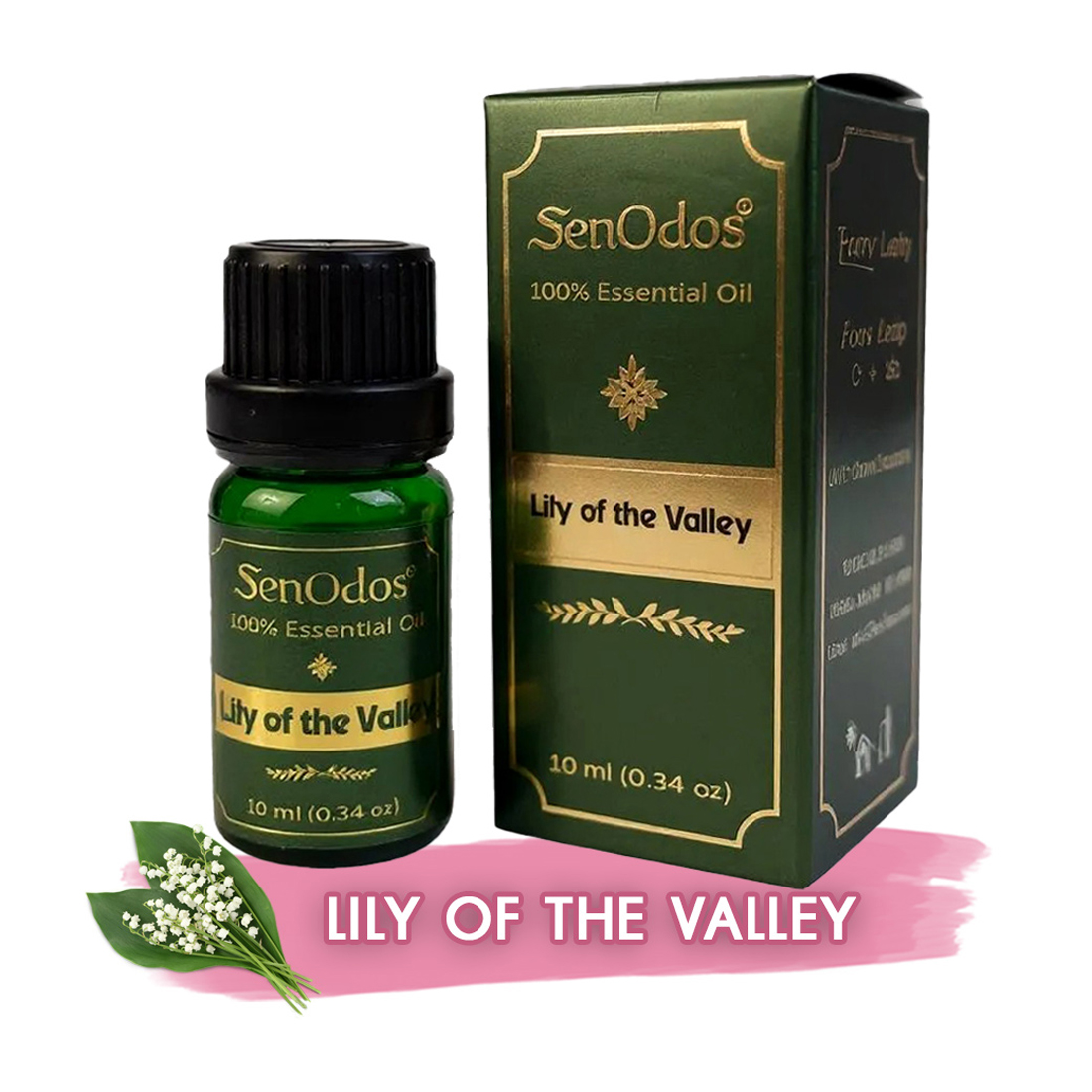 SenOdos น้ำมันหอมระเหยแท้100% กลิ่นลิลลี่ ออฟ เดอะ แวลเลย์ (Lily of the Valley ) 10 ml.