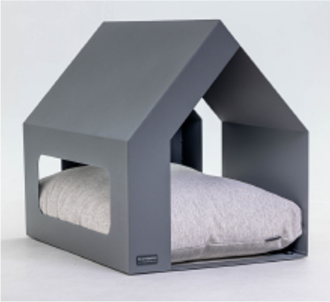 บ้านสัตว์เลี้ยง บ้านหมา-เเมว Bergen House - สี Grey แข็งเเรงทนทาน นุ่มสบายกันน้ำ กันไรฝุ่น กันรอย