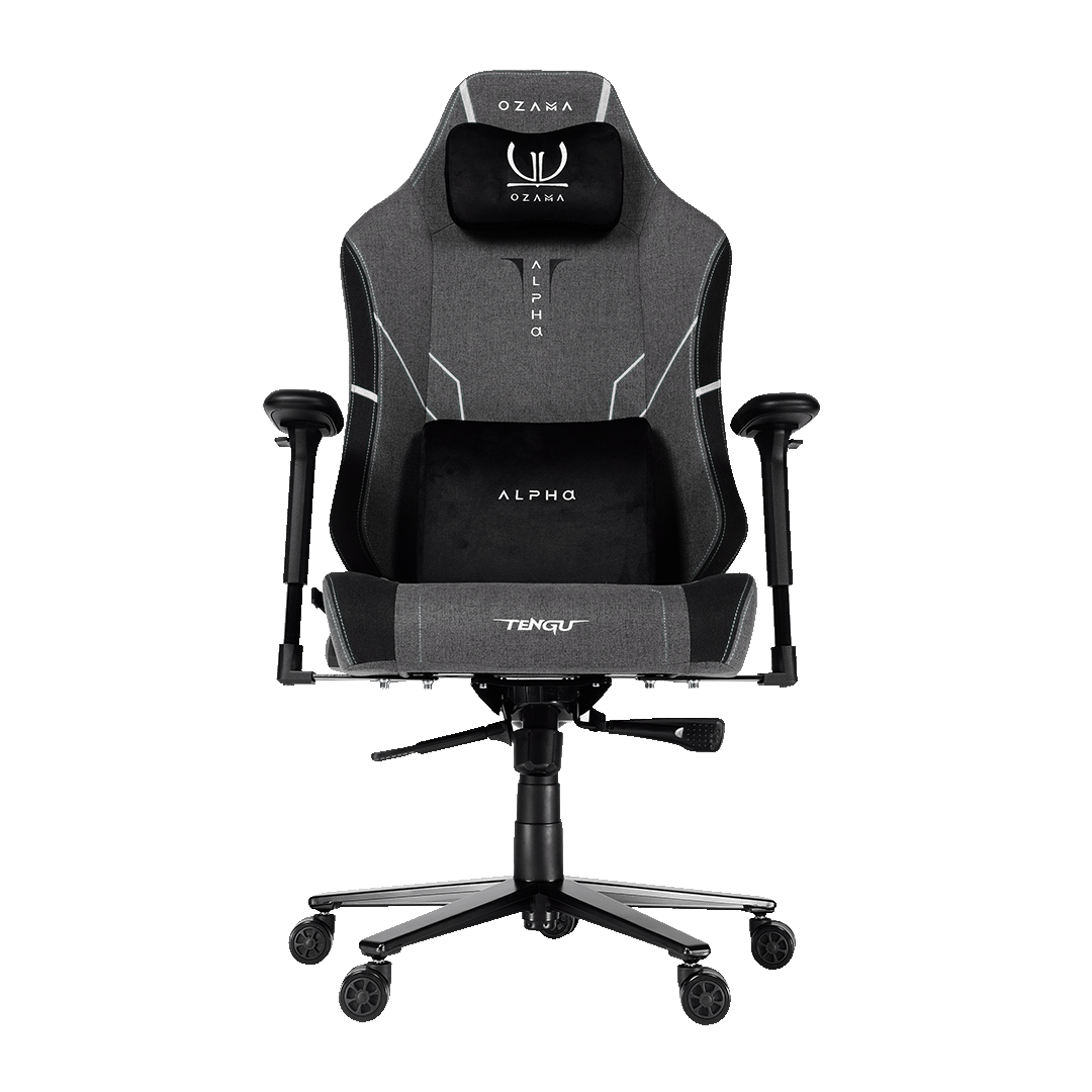 เก้าอี้เกมมิ่ง ALPHA TITAN FABRIC BLACK-1