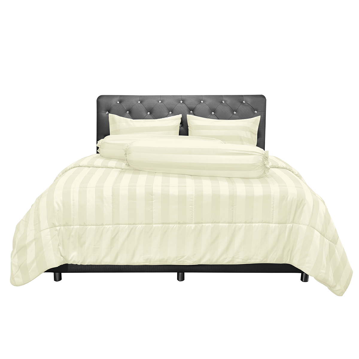 ชุดเครื่องนอน 6 ฟุต 6 ชิ้น PICASSO TENCEL™ JASMINE สี CREAM