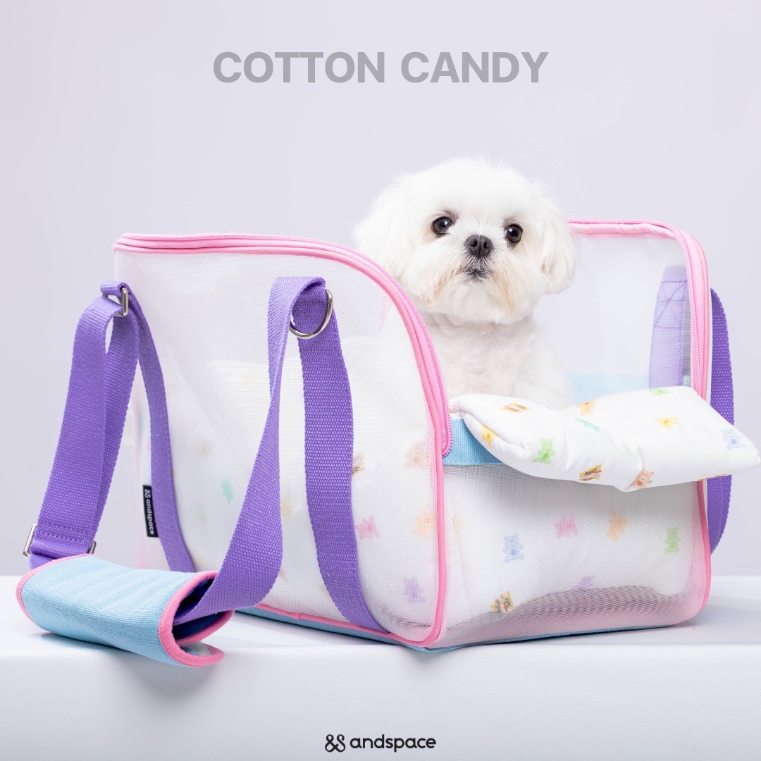 SPRING MESH BAG size M - Cotton Candy