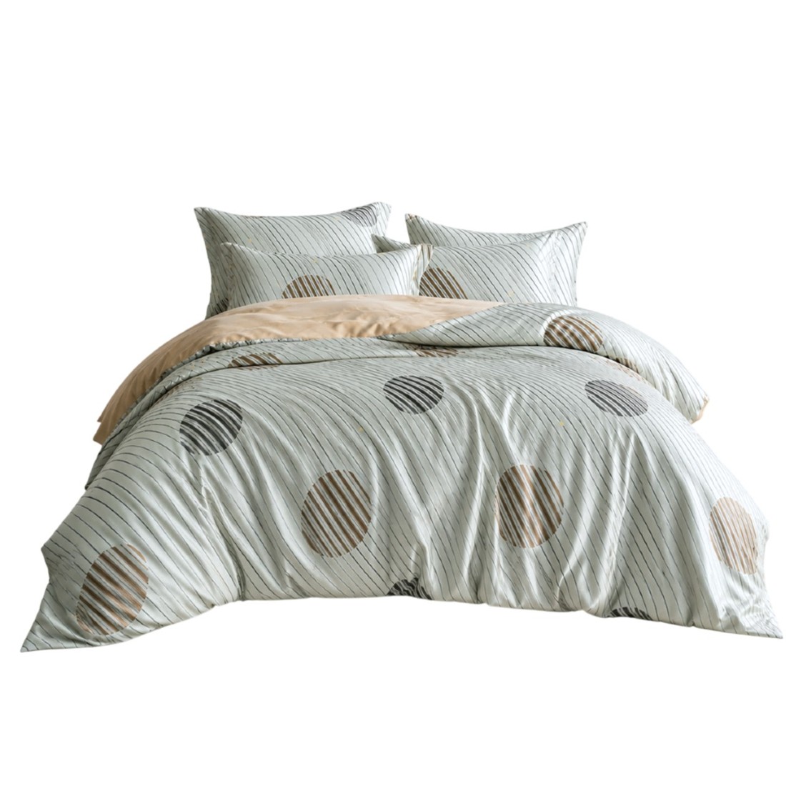 ชุดเครื่องนอน 3.5 ฟุต 4 ชิ้น รวมปลอกนวม FRILLOW TENCEL™ Lyocell : VIRIDESCENT