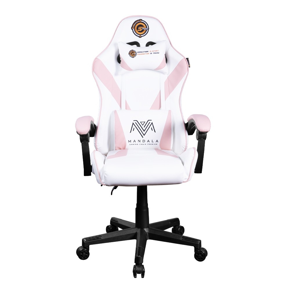 NEOLUTION E-SPORT GameingChair Mandala สีชมพูขาว เก้าอี้เกมมิ่ง 02