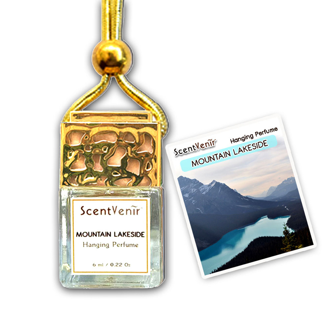 ScentVenir น้ำหอมปรับอากาศ แบบแขวน กลิ่นเม้าท์เท่น เลคไซด์ 6ml Hanging Fragrance Diffuser 03