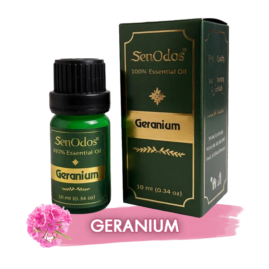 SenOdos น้ำมันหอมระเหยแท้100% น้ำมันหอมอโรม่า  ปรับอากาศ  กลิ่นแครีเซจ (Clary Sage) 10 ml.