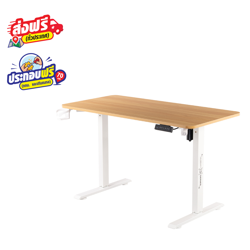 [ส่งฟรีแบบประกอบ] Nubwo X GAMING DESK NXGD-997 White Wood [ตจว.ส่งฟรีแบบกล่องไม่ประกอบ] 10
