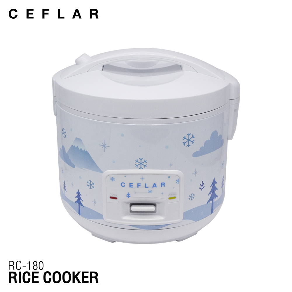 Ceflar หม้อหุงข้าวไฟฟ้า Ceflar smart home rice cooker 1.8L รุ่น RC-180  Winter