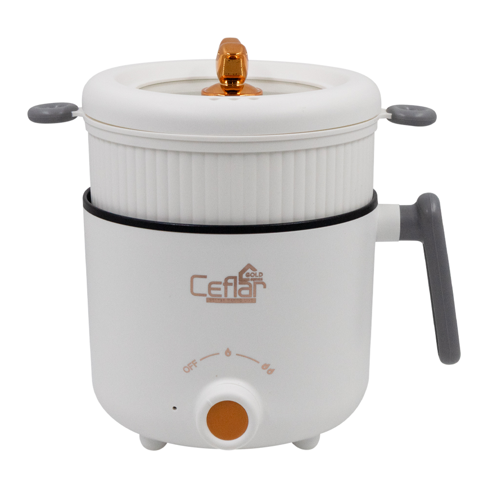 Ceflar หม้อไฟฟ้าอเนกประสงค์ Electric Hot pot Gold series รุ่น CG-08-2