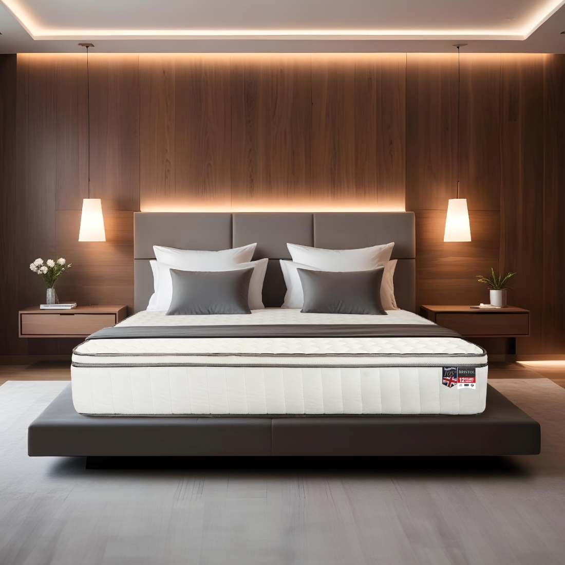 ที่นอน Slumberland รุ่น Bristol ขนาด 5 ฟุต รับฟรีชุดผ้าปู+ผ้านวม