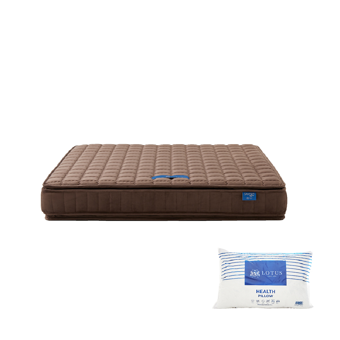ที่นอน รุ่น PRECISE II BROWN ขนาด 3.5 ฟุต ฟรีหมอนหนุน 1 ใบ