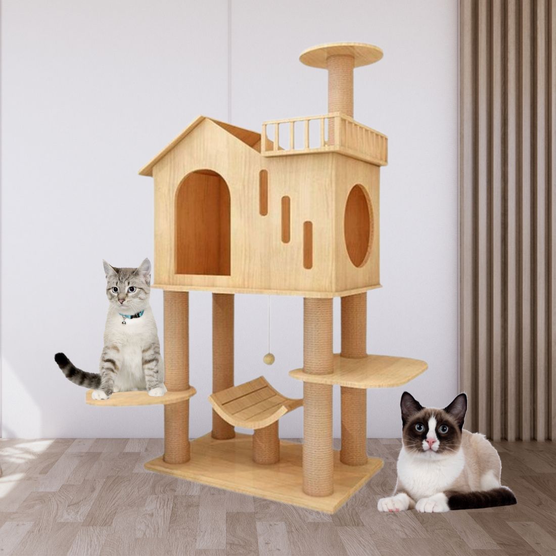 Pet Buddy CAT TOWER_04 คอนโดแมว-1