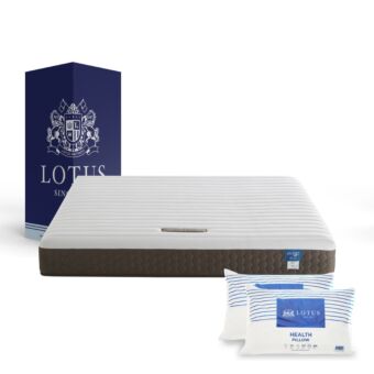 ที่นอนสุญญากาศ Lotus รุ่น  Spring Free II  ขนาด 6 ฟุต แถมฟรีหมอนหนุน 2 ใบ
