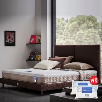 ที่นอนสุญญากาศ LOTUS รุ่น I-LATEX II ขนาด 6 ฟุต แถมฟรี หมอนหนุน 2 ใบ