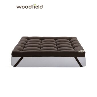 ท็อปเปอร์ Woodfield รุ่น Warrant - Dark Brown หนา 3 นิ้ว ขนาด 6 ฟุต