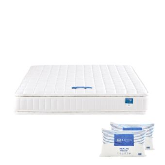 ที่นอน LOTUS รุ่น Precise II Plus White ขนาด 6 ฟุต แถมฟรีหมอนหนุน 2 ใบ