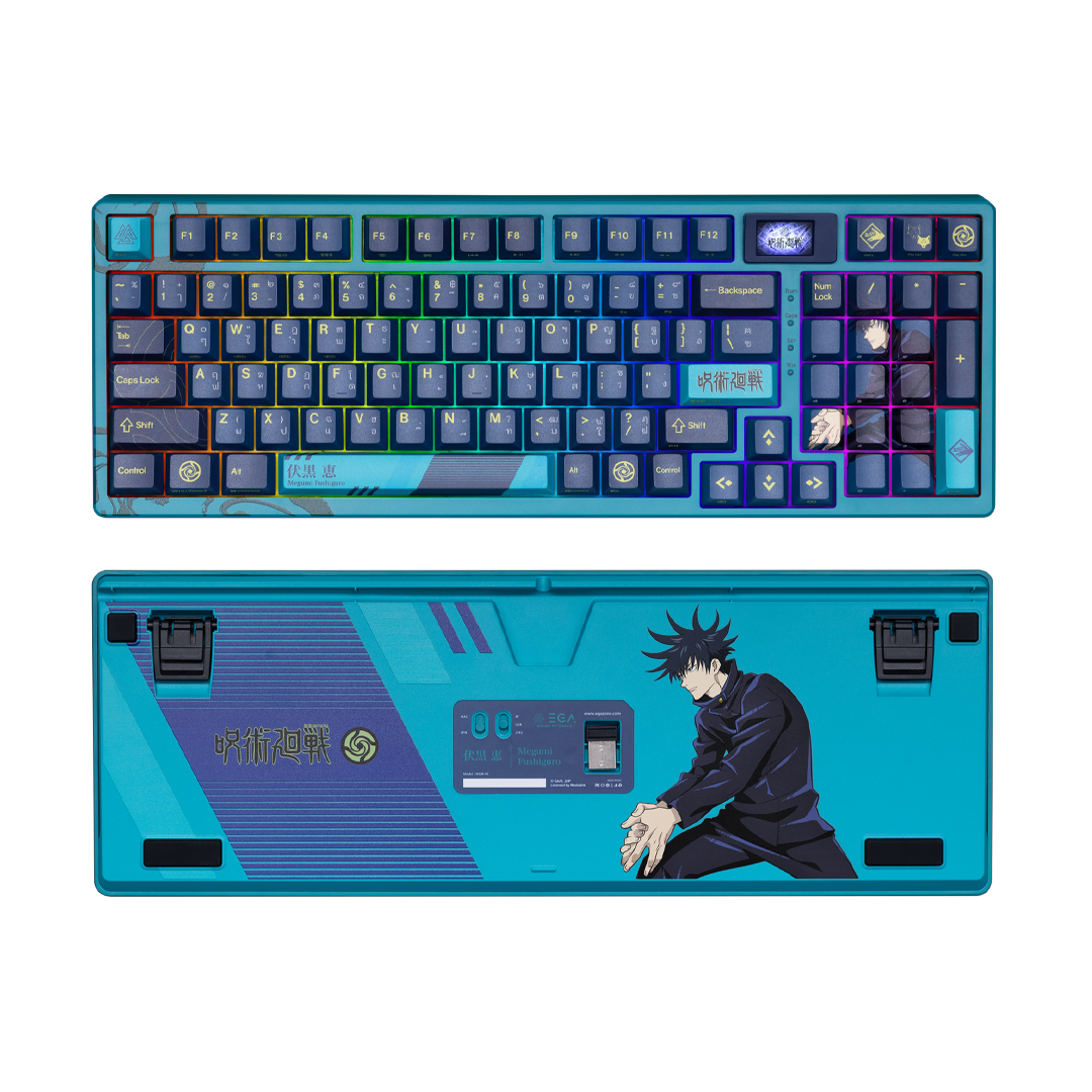EGA คีย์บอร์ด JUJUTSU KAISEN COLLECTION KEYBOARD รุ่น MGM-K1 MEGUMI (Tactile SW)