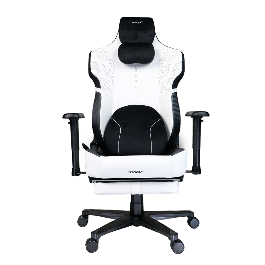 Tengu Raikiri White+ Footrest-1