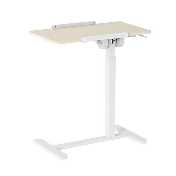 FLOW Height Adjustable Side Desk 70x40x69-105CM Oak-White