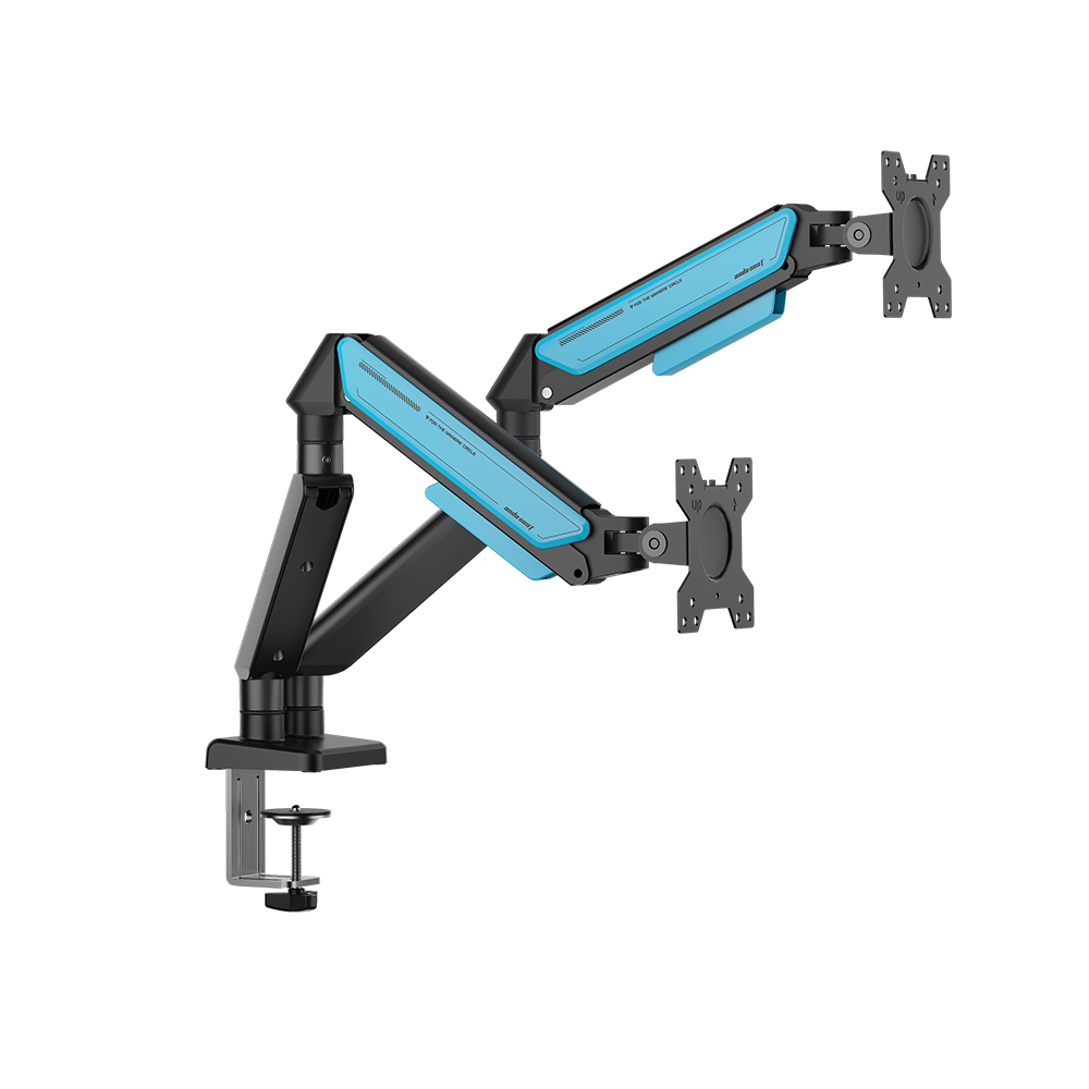 แขนจับจอ Anda Seat Stealth II Duo A6D-2S Ergonomic Monitor Arm Black/Blue