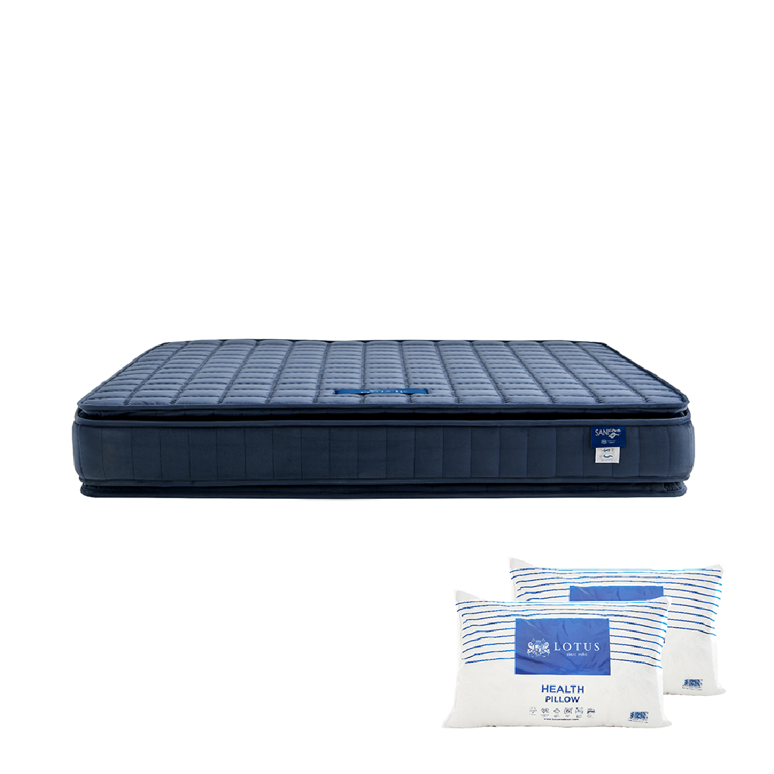ที่นอน รุ่น PRECISE II NAVY ขนาด 6 ฟุต ฟรีหมอนหนุน 2 ใบ