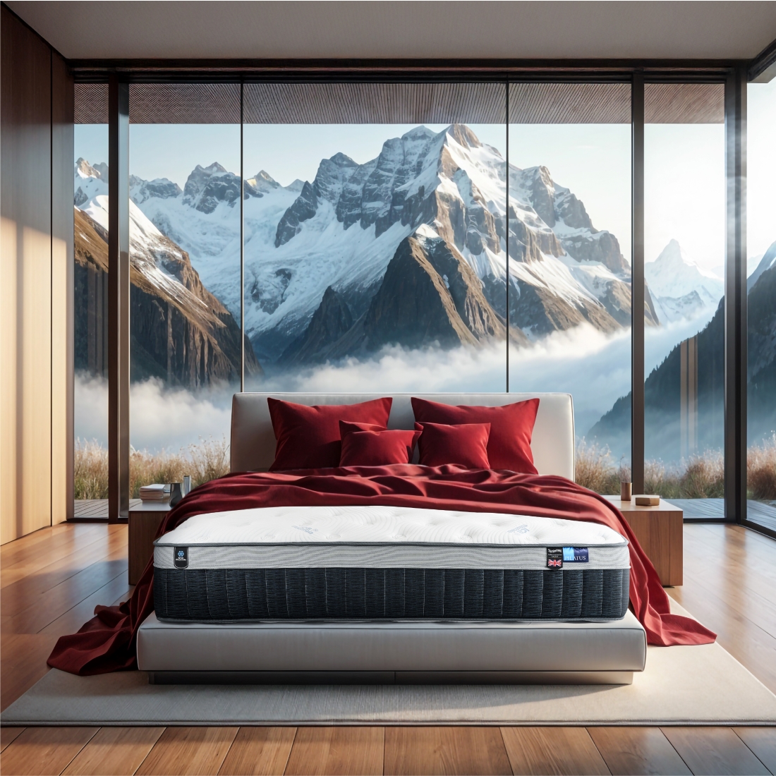 ที่นอน Slumberland รุ่น PILATUS ขนาด 6 ฟุต รับฟรีชุดผ้าปู+ผ้านวม