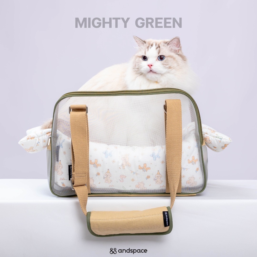 SPRING MESH BAG size M - Mighty Green