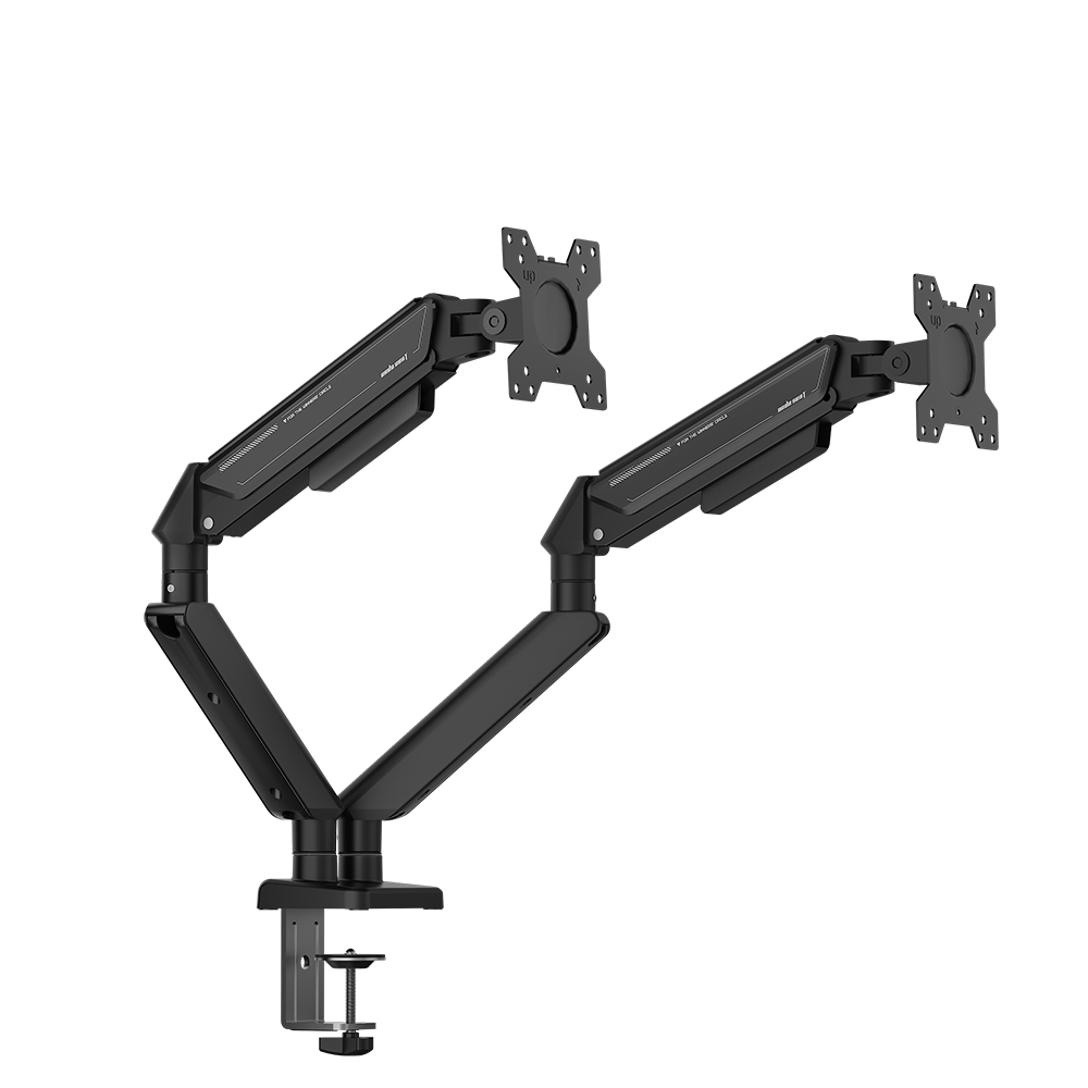 แขนจับจอ Anda Seat Stealth II Duo A6D-2S Ergonomic Monitor Arm Black