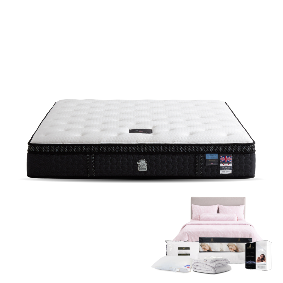 ที่นอน Dunlopillo รุ่น Sovereign 5 ฟุต พร้อมของสมนาคุณ 12 ชิ้น