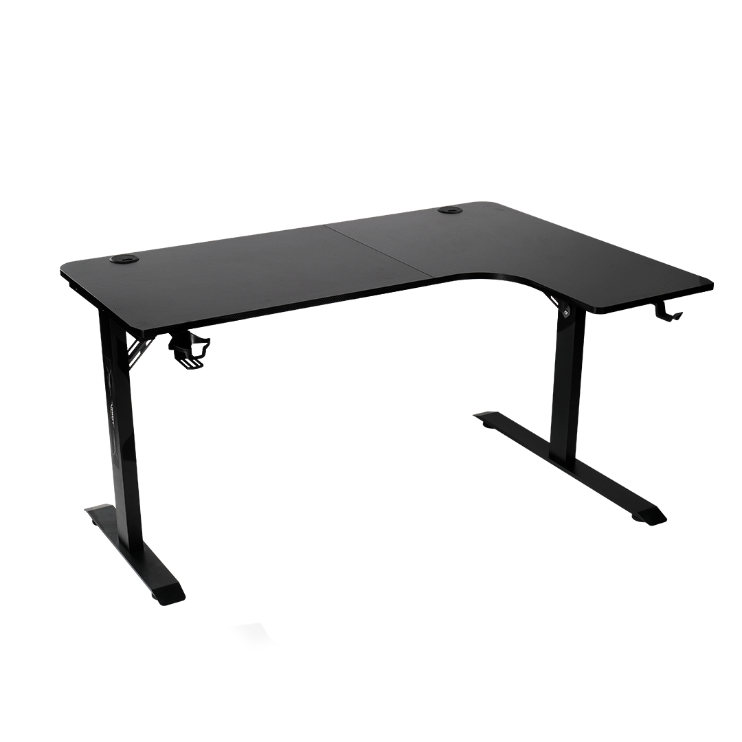 โต๊ะเกมมิ่ง Yamikami Right All Black (L ขวา)-1