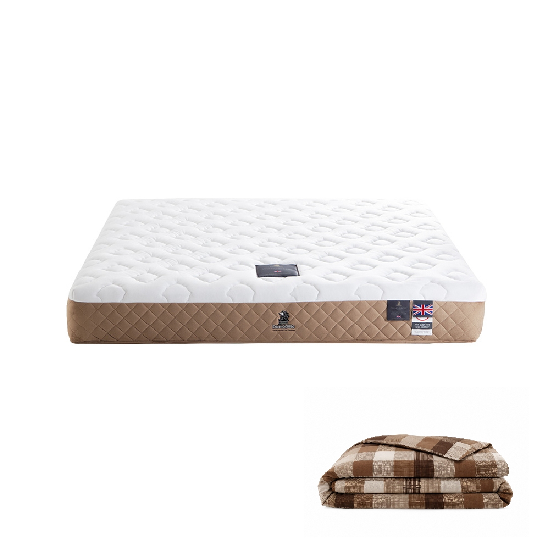 ที่นอน Dunlopillo รุ่น Wisdom Lux ขนาด 5 ฟุต แถมฟรีแถมผ้านวม 1 ผืน-1