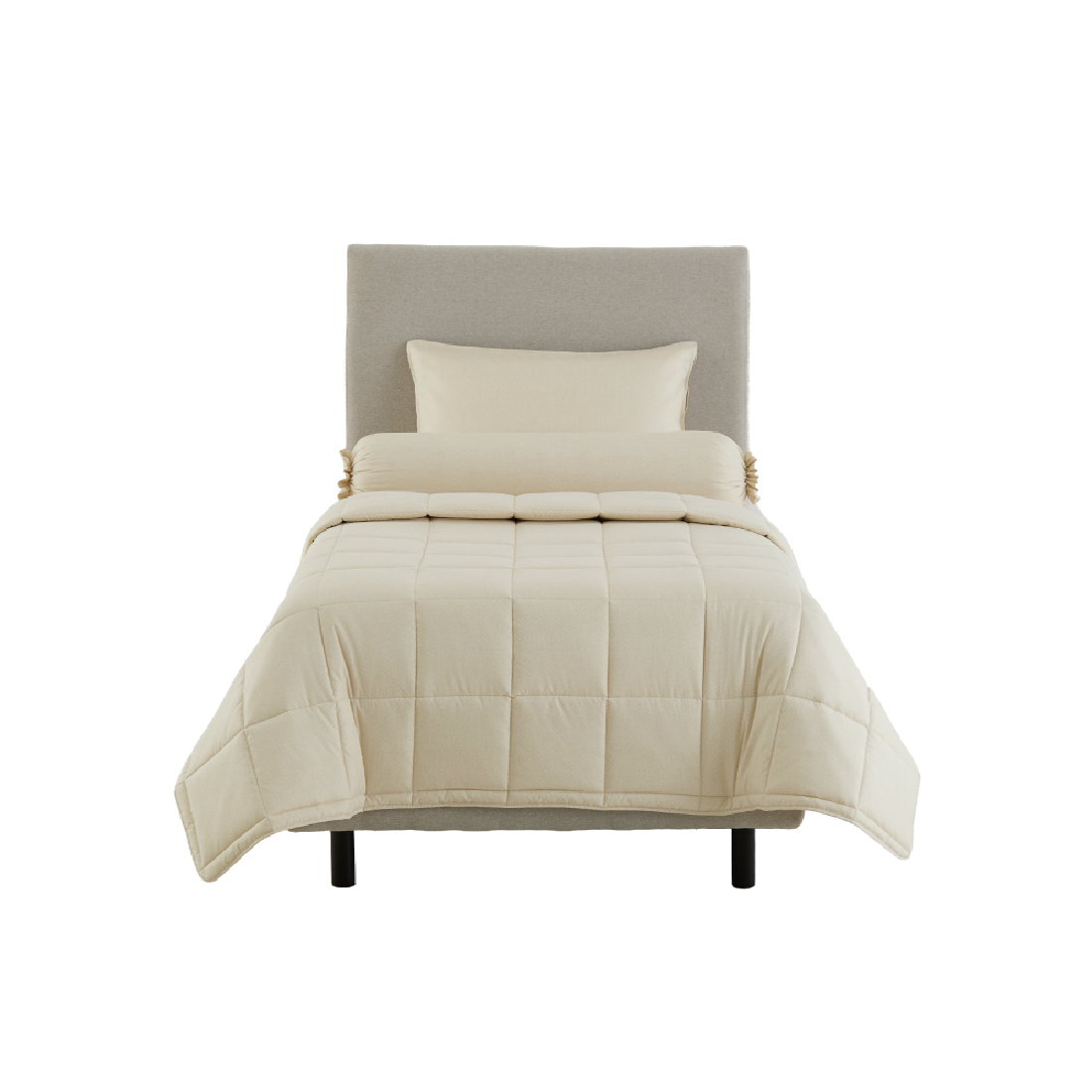 ชุดเครื่องนอน Dunlopillo รุ่น Emperador : EM-08 ชุดผ้าปูพร้อมผ้านวมขนาด 3.5 ฟุต (4 ชิ้น)
