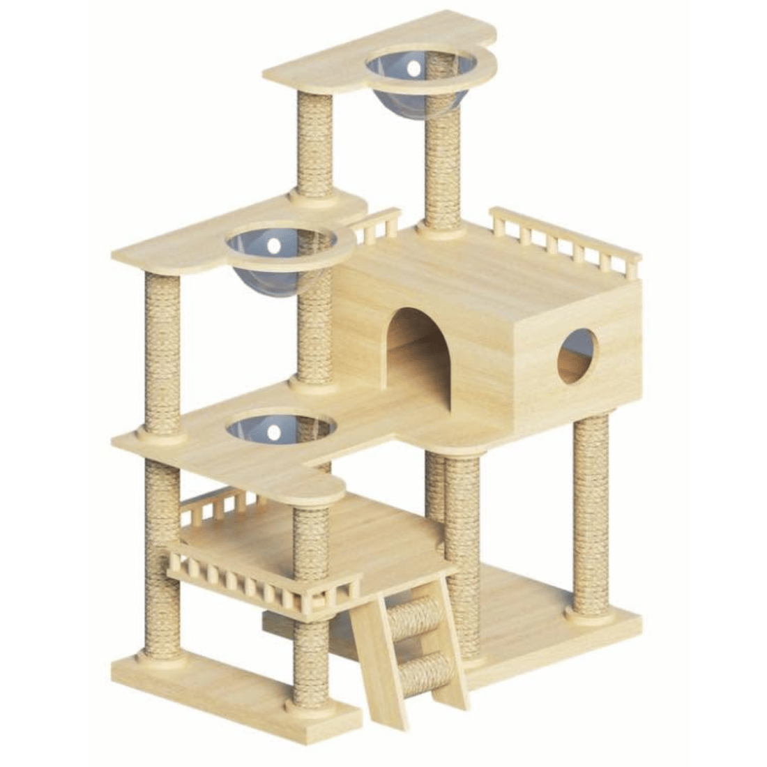 Pet Buddy CAT TOWER_06 คอนโดแมว-1